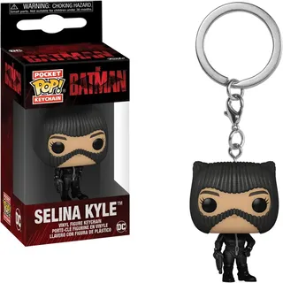 Funko Pop! Keychain: DC The Batman - Selina Kyle - Neuartiger Schlüsselanhänger - Vinyl-Minifigur Zum Sammeln - Strumpffüller - Geschenkidee - Offizielle Handelswaren - Movies Fans