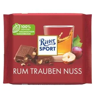 Ritter Sport Rum Trauben Nuss 100 g