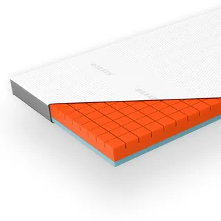 Topper Premium Cube 90 x 200 cm Weiß