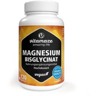 Vitamaze Magnesium Bisglycinat 750 mg vegan 120 st