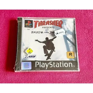 Thrasher-Skate And Destroy (PlayStation 1,2000) Neu in Folie PS1 Factory Sealed