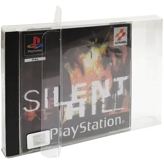 Link-e : 10 X Kunststoff Schutzhulle fur Spielkassetten Kompatibel mit Sony PlayStation 1 - PS1