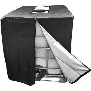 kestek IBC Abdeckplane 1000 Ltr. 420D Schwarz