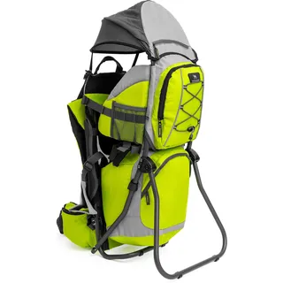 Dromader Hippo Kraxe Kindertrage mit Sonnendach und Wickelunterlage