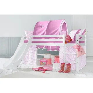 Hoppekids Indoor-Rutsche ECO Dream, Kinderbett Rutsche f. Hochbett, 2 Größen weiß