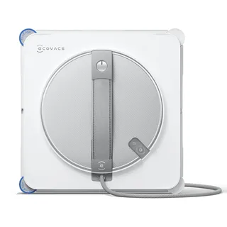 ECOVACS WINBOT W2S Fensterputzroboter, intelligente Bis-an-den-Rand-Reinigung TruEdgeTM Schrubber, 3 Wasserdüsen, 10-stufiges Schutzsystem, Win-SLAM 4.0 Routenplanung, gleichmäßiges Klettersystem