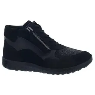 Waldläufer M-Ira Bootie, Nubukleder mit Stretcheinsatz, schwarz, Weite M 815M80-304-001 Gr. 42 - 42 EU Weit