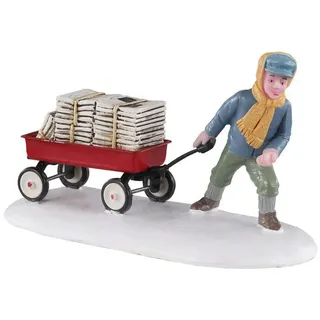 Art-Pol Lemax 02948 Caddington Village Figur Morning News