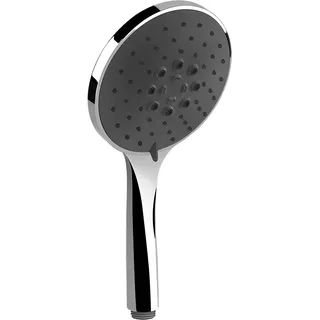 GESSI Origini Antikalk-Handbrause, mit schwarzem Einsatz, 3-Strahl, 14378031, Farbe: Chrom