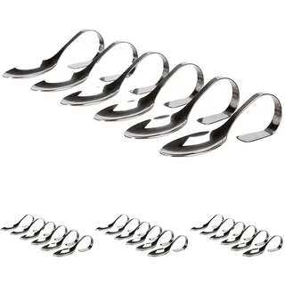 IBILI 731600 Vorspeisenlöffel-Set, Edelstahl, Silber, 15 x 6 x 5 cm, 6-Einheiten (Packung mit 4)
