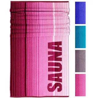 Lashuma Oslo Saunatuch 85 x 200 cm rosa