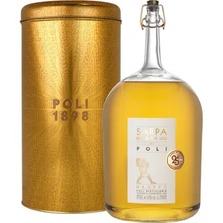 poli distillerie s.r.l., 36060 schiavon italien Sarpa Oro "Big Mama" Jacopo Poli Grappa di Poli 40% Vol. 3l in Geschenkbox