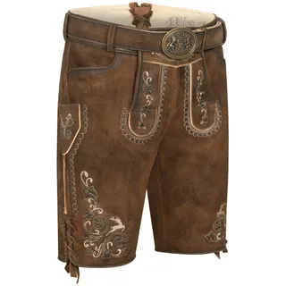 Nübler Trachtenlederhose Lederhose kurz Manfred in BRaun von Nübler. braun 46