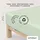 Baumwolle 90 x 190 - 100 x 220 cm green light