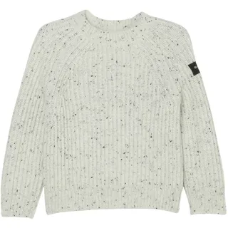 Strickpullover MARC O'POLO "aus weichem Wolle-Mix" Gr. 116/122, beige Jungen Pullover Festliche