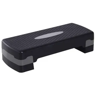 Homcom Steppbrett Aerobic Fitness Stepper Heimtrainer schwarz