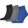 Socken 3er Pack Blau/Grau 43-46