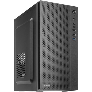 Tacens Anima AC5, Kompaktes Micro ATX PC Gehäuse, Front Mesh Kühlung, USB 3.0, Schwarz