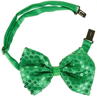 dressforfun 302557 & St. Patrick's Day Fliege mit Pailletten, Größe verstellbar