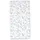 Les Fleurs Handtuch 55 x 100 cm weiß