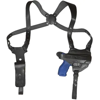 VlaMiTex S5 Schulterholster Leder Holster für SFP9 HK Heck und Koch VP9 (Schwarz)