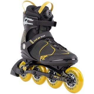 K2 Skates Herren Inline Skates F.I.T. 90 BOA, grey - mustard, 30G0815.1.1.085