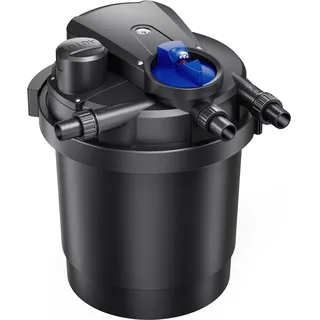 Wiltec Sunsun Brunnen / 11 W Teichdruckfilter für Teiche bis 6000 Liter, Teichklärer, Filteranlage