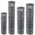 Wildzaun 100 m x 18 cm Grau