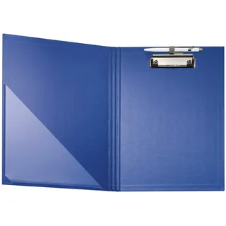 Falken Klemmbrettmappe 11288396 DIN A4 blau Karton, 1 St.
