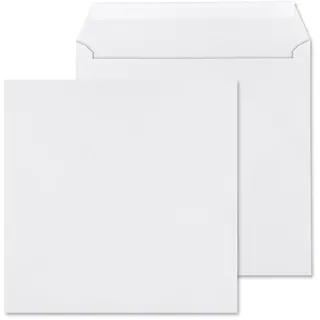 ÖKI quadratische Briefumschläge 220 x 220 mm ohne Fenster 80 g/m2 Weiß 50 St.