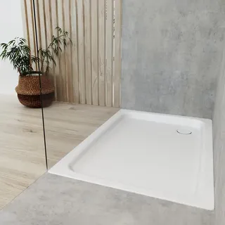 Kaldewei Duschplan Rechteck-Duschwanne 75 x 140 cm Stahl-Emaille Weiß (432500010001)