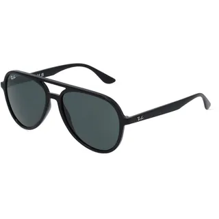 Ray Ban Ray-Ban RB4376 Unisex-Sonnenbrille Vollrand Pilot Kunststoff-Gestell, schwarz