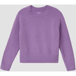 s.Oliver Loose Fit Strickpullover mit Stehkragen aus Chenille-Garn - 134/140