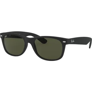 Ray Ban New Wayfarer RB2132 622 52-18 black rubber/green classic