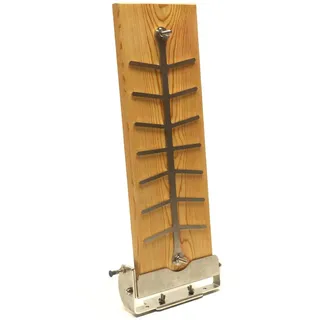 Kirschner Metallbau XXL Profi Flammlachsbrett ~ RASTVERSTELLUNG ~ Feuerschale Kugelgrill Flammlachs Flammlachsbretter (Set A Flammlachsbrett m. Grillrostmontage)