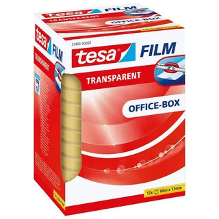 Tesa Klebeband transparent 12 mm x 66 m 12 St.