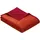 Kuscheldecke 100 x 150 cm rot/orange