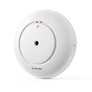 X-Sense STANDALONE Wassermelder mit Batterie, Wassersensor IP66, Mini-Wasserdetektor mit 110 dB Audio-Alarm, batteriebetrieben, Wasseralarm Melder für Küchen, Keller, Waschbecken,WS01