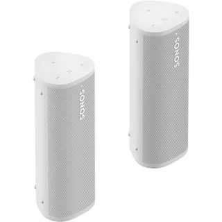 Sonos Roam 2er Set | für zwei Räume oder als Stereo-Paar weiss (bestehend aus 2x Sonos Roam 2 weiß)