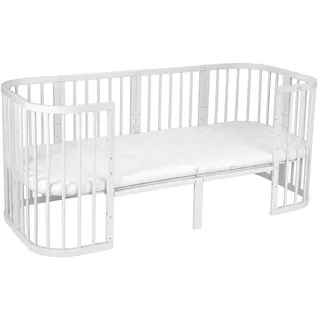 Waldin Erweiterung auf 174cm für 7in1 Babybett KEIN BETT, Weiß
