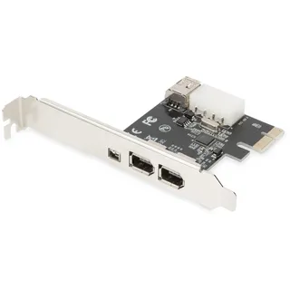 Digitus PCI Express Karte, FireWire 1394a (3+1 Port