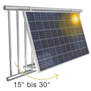 Photovoltaik Balkonkraftwerk Halterung Befestigung Balkon Montage Geländer PV
