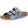 Pantolette Blau/Rosa 41