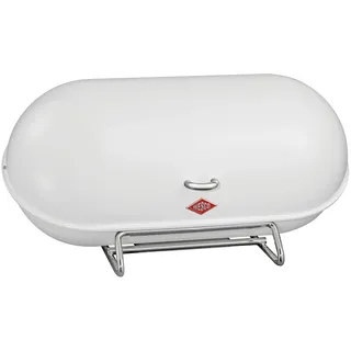 Wesco Brotkasten "Breadboy", weiß, B:44,3cm H:21cm, Lebensmittelaufbewahrungsbehälter, Brotkasten, klapperfreier Schwenkdeckel / Lüftungslöcher / Griff