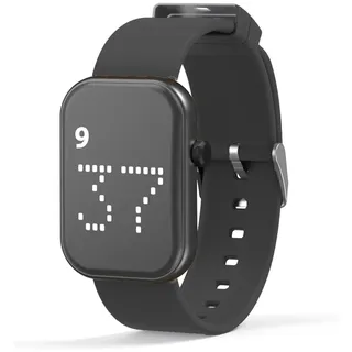 e-vibra Wiederaufladbare Uhr mit vibrierendem Alarm, geräuschlos, Pillenerinnerung, Armband – mit 8 personalisierten Nachrichtenerinnerung