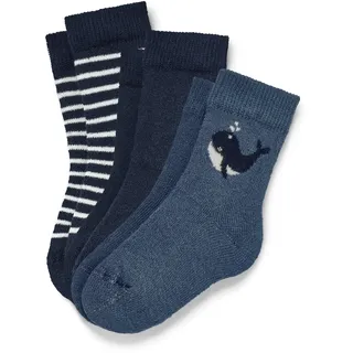 Tchibo - 3 Paar Babysocken - Baby - Gr. 13-15 - dunkelblau