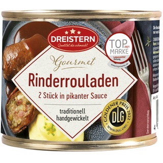 Dreistern Gourmet Rinderrouladen In Pikanter Sauce (500 g)