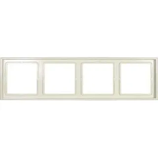 Jung 4fach Rahmen LS 990 Creme-Weiß LS984W (LS984W)