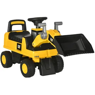 Homcom Rutschauto Sitzbagger Gelb