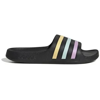 adidas Unisex Kinder Adilette Aqua Slides Kids, core black/orange tint/halo mint, 33 EU - 33 EU
